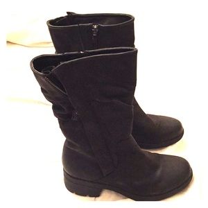 Black Clarks Size 8 Moto boot